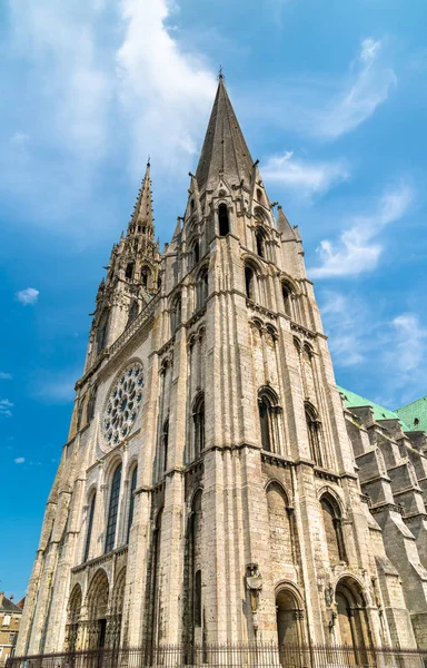 Kathedrale unserer Dame von Chartres in Frankreich — Stockfoto