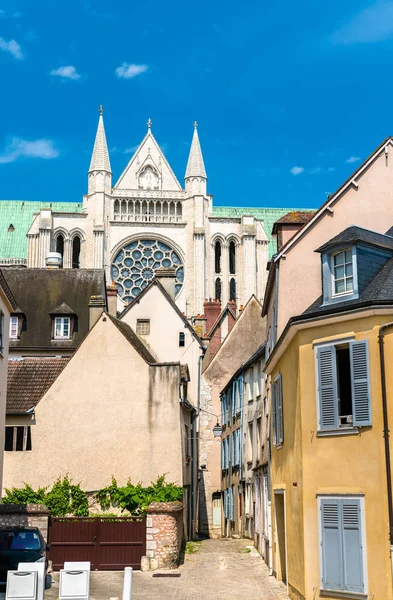 Kathedrale unserer Dame von Chartres in Frankreich — Stockfoto