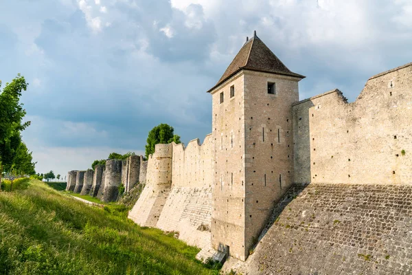 Stadtmauer der Provinzen, Stadt der mittelalterlichen Jahrmärkte in Frankreich — Stockfoto