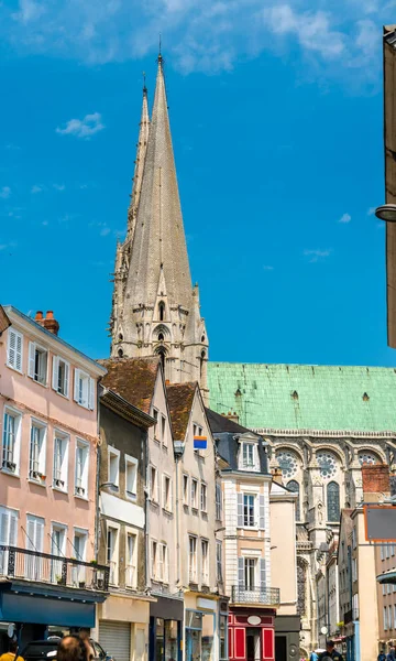Bizim hanımın Fransa Chartres Katedrali — Stok fotoğraf