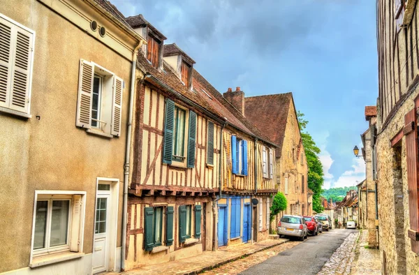 Traditionele huizen in de oude binnenstad van Provins, Frankrijk — Stockfoto