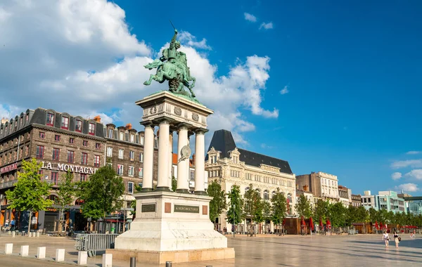 Statue of General Desaix on Jaude Square in Clermont-Ferrand, France — Stock Photo, Image