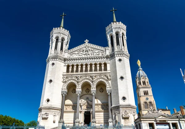Basilica of Notre Dame de Fourviere in Lyon, France — Stock Photo, Image