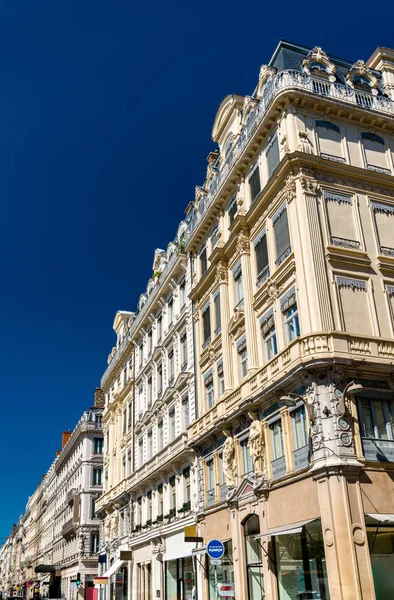 Französische Architektur im Stadtzentrum von Lyon — Stockfoto