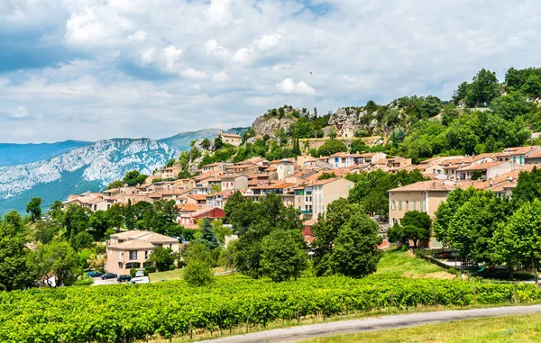 Aiguines village in Provence, France — Stock Photo, Image