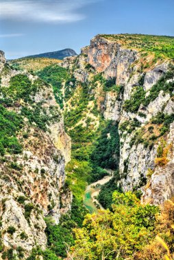 Verdon Gorge, Provence, Fransa bir derin kanyon