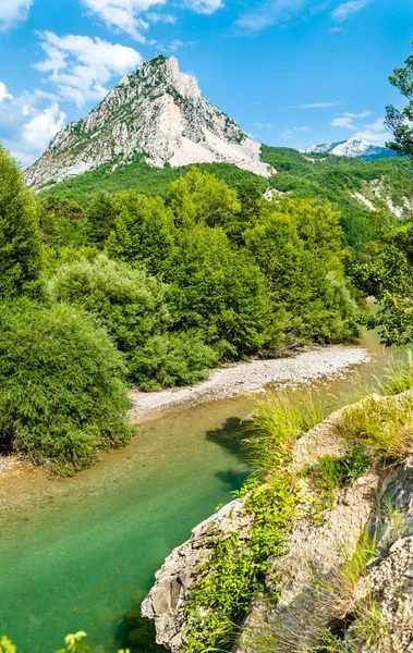 Verdon, řeka v Provence, Francie — Stock fotografie