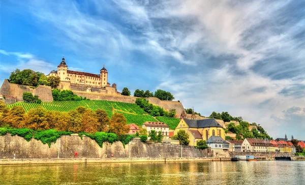 Pevnosti Marienberg v Würzburg, Německo — Stock fotografie