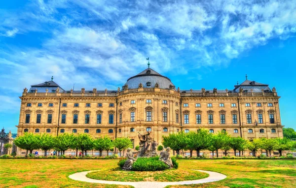 Residencia Wurzburg, un palacio en Baviera, Alemania — Foto de Stock