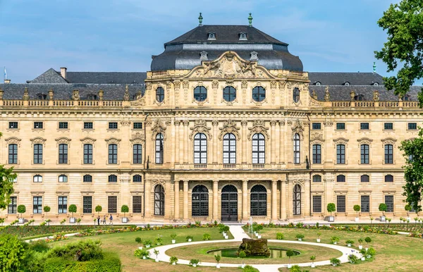 Residencia Wurzburg, un palacio en Baviera, Alemania — Foto de Stock