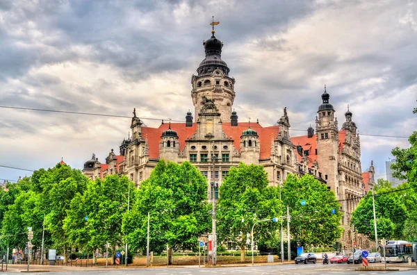 New Town Hall em Leipzig, Alemanha — Fotografia de Stock