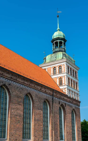 St. Bridget kerk in Gdansk, Polen — Stockfoto