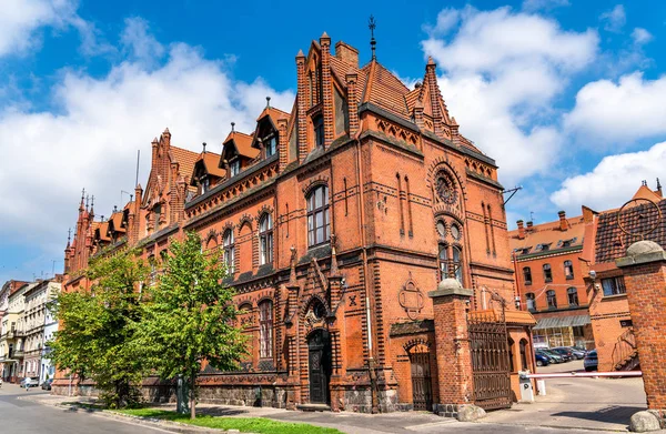 Traditional houses in Bydgoszcz, Poland — Stock Photo, Image