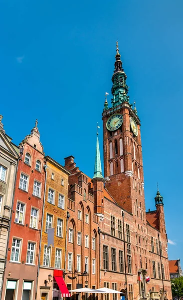 Storico municipio di Danzica in Polonia — Foto Stock