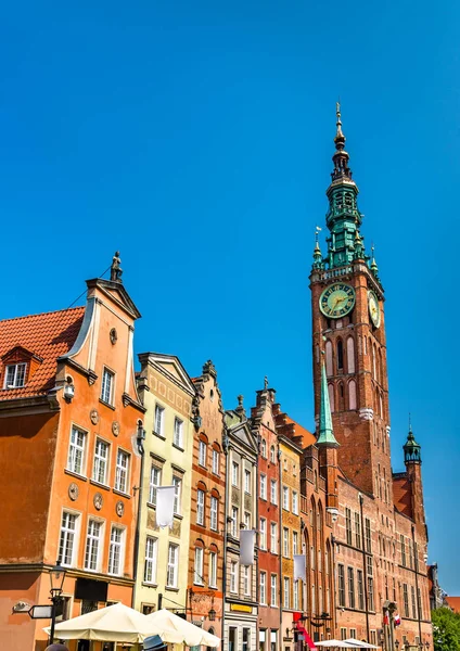 Gamla rådhuset i Gdansk i Polen — Stockfoto