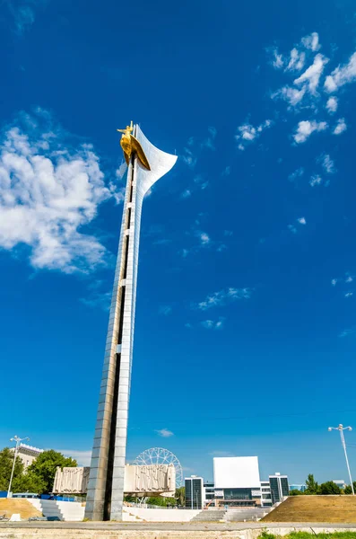 Memorial stele to the liberators of Rostov-on-Don from the Nazis, Russia — Stock Photo, Image