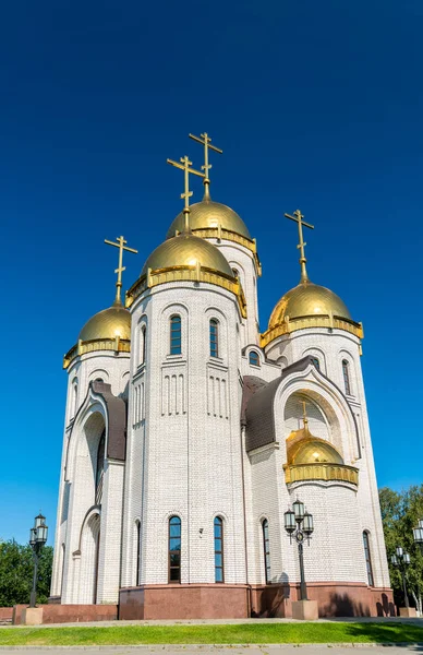 Церква всіх святих на Мамаєв курган, Волгоград — стокове фото