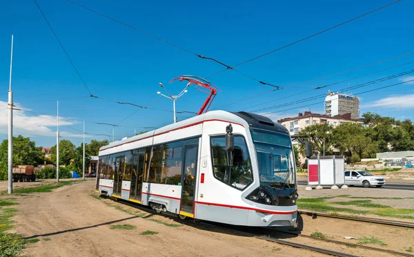 City tram in Rostov-on-Don, Russia — Stock Photo, Image