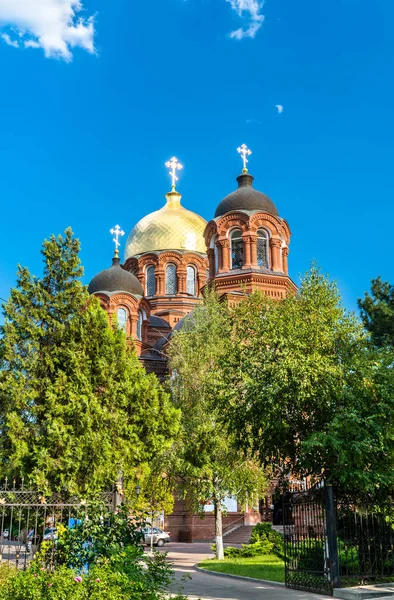 Kathedraal van St. Catherine in Krasnodar, Rusland — Stockfoto