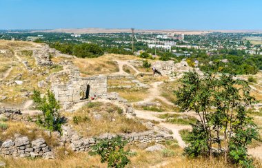 Panticapaeum, Kerç, Crimea bir antik Yunan şehir kalıntıları