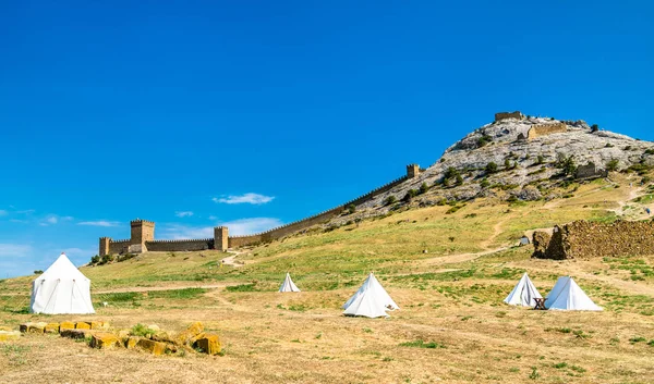 スダク,クリミア共和国のジェノヴァ要塞 — ストック写真