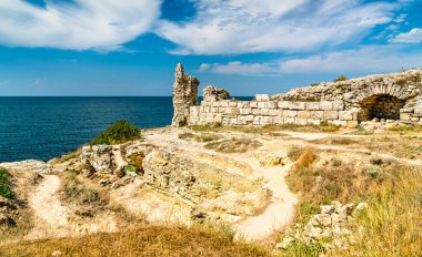 Chersonesus, antik bir Yunan kolonisi kalıntıları. Sevastopol, Crimea