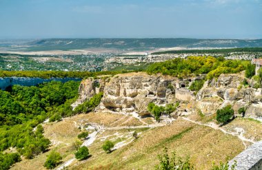 Chufut-Kale, bir ortaçağ şehir-kale Kırım Dağları