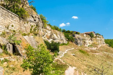 Chufut-Kale, bir ortaçağ şehir-kale Kırım Dağları