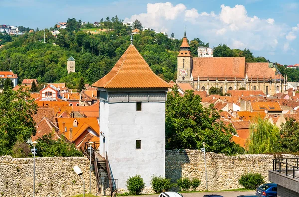 Turnul Artelor, a tower in the old town of Brasov in Romania — Stock Photo, Image