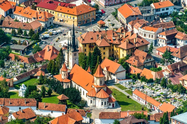 Saint Nicholas Church in the old town of Brasov, Romania — Stock Photo, Image