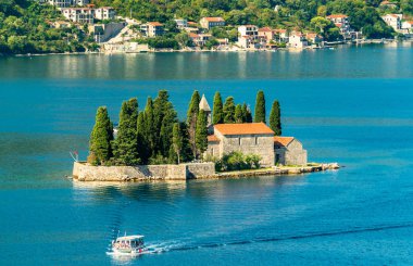 Saint George Adası Kotor, Karadağ Bay