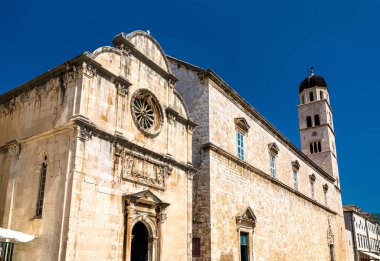 Holy Savior Church and Franciscan Monastery in Dubrovnik, Croatia clipart