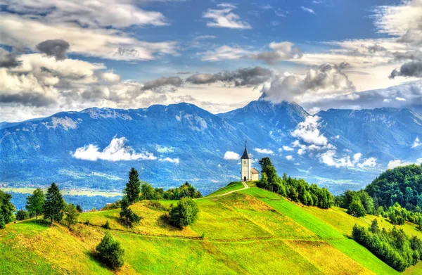 Église Saints Primus Felicien Dans Région Haute Carniole Slovénie — Photo