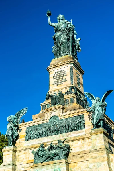 Niederwalddenkmal, a monument built in 1883 to commemorate the Unification of Germany. — Stock Photo, Image