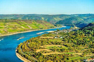 Ren, Boppard Almanya'da büyük loop