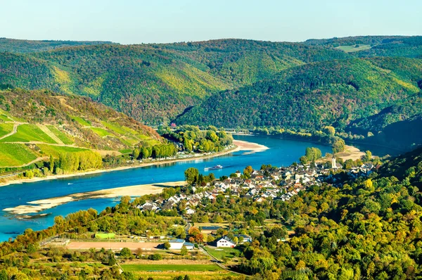 德国博帕德的莱茵河大环线 — 图库照片