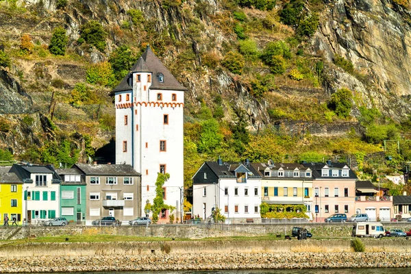 Tour de ville historique à Sankt Goarshausen, Allemagne — Photo