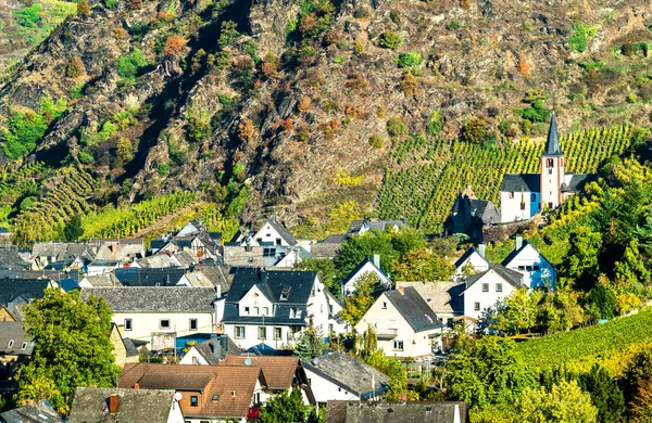 Ville d'Alken sur la Moselle en Rhénanie-Palatinat, Allemagne — Photo