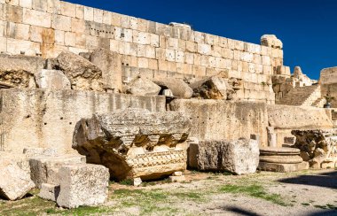 Heliopolis Baalbek, Lübnan, duvarları