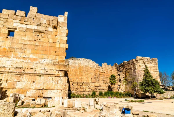 Baalbek, 레바논에서 Heliopolis의 벽 — 스톡 사진