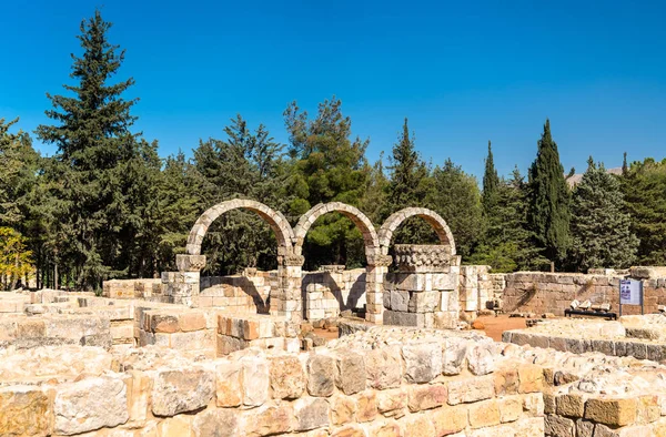 Руїни Омейядів Цитадель в Anjar. Beqaa долини, Ліван — стокове фото