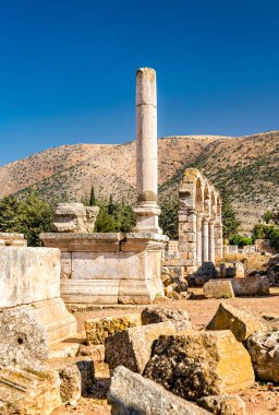 Anjar, Emevi kalesi kalıntıları. Bekaa Vadisi, Lübnan