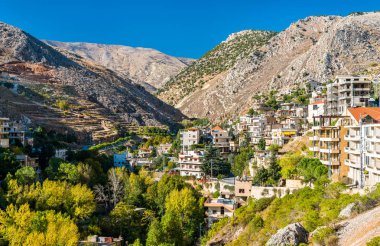 Zahle, Lübnan Bekaa ili başkenti görünümünü