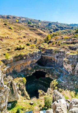 Tannourine, Lübnan'daki Baatara gorge Düden