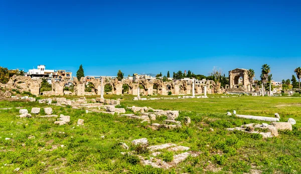 Aqueduc romain à Tyr, Liban — Photo