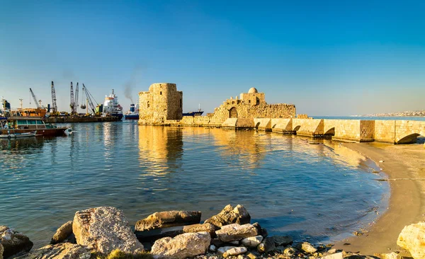 Castillo del Mar de Sidón en Líbano —  Fotos de Stock