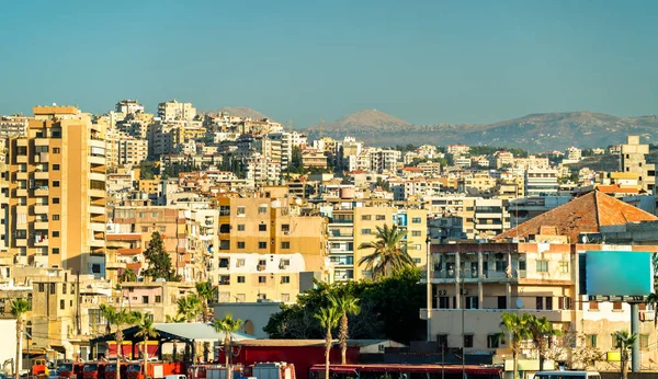 Sidon Vagy Saida Város Libanon Nézd — Stock Fotó