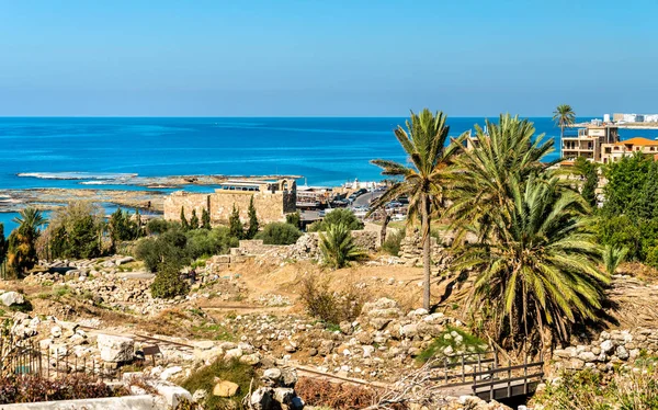 Ruinas de Byblos en Líbano, Patrimonio de la Humanidad por la UNESCO —  Fotos de Stock