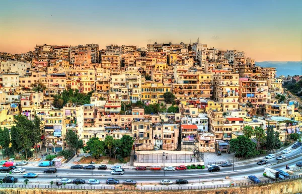 Vista de Trípoli, la segunda ciudad más grande del Líbano —  Fotos de Stock