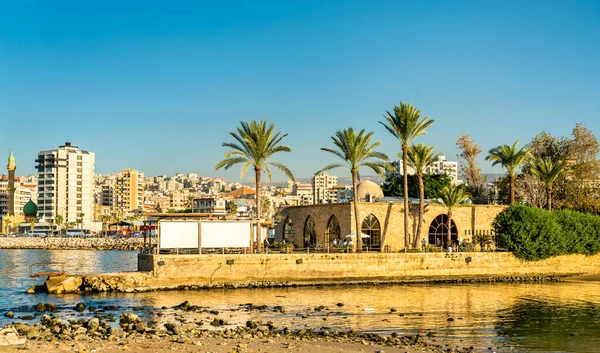 Panorama van de stad Sidon in Libanon — Stockfoto